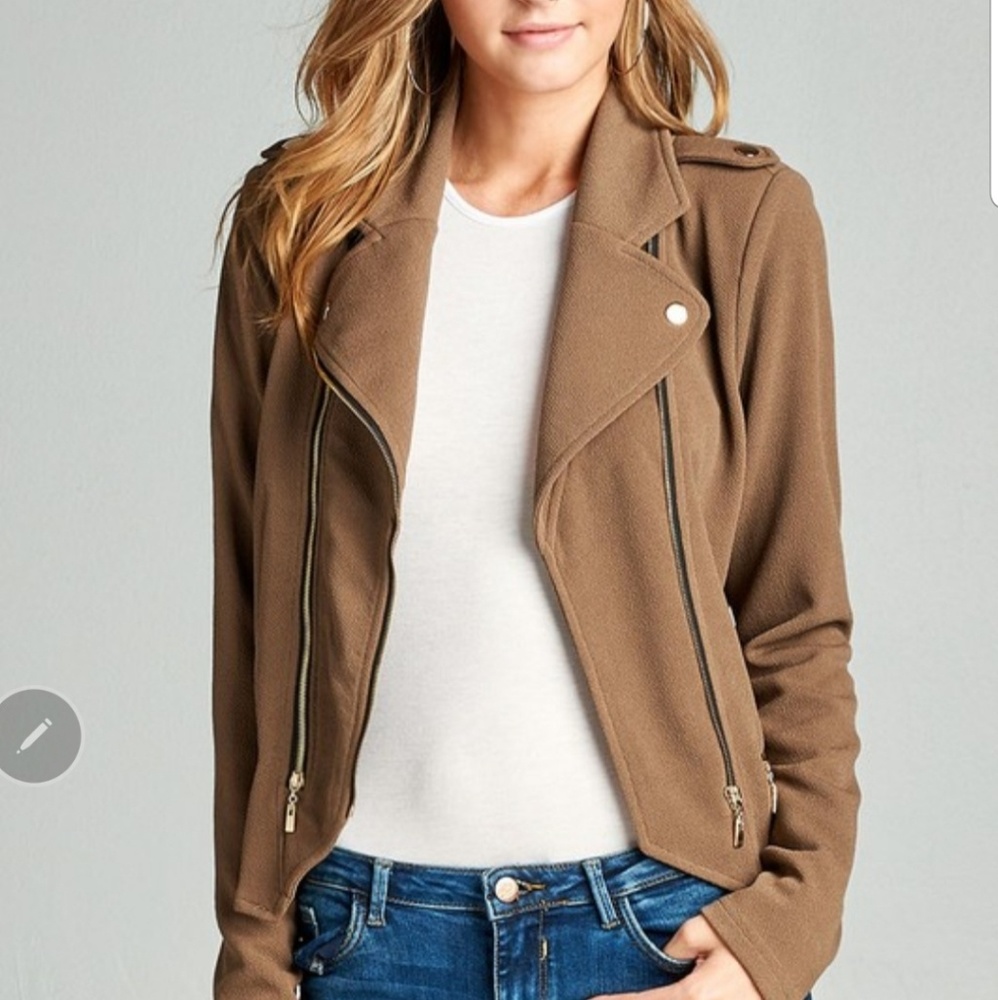 Double Zip Moto Jacket